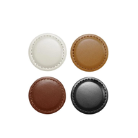 Marqueur de balle de golf magnétique plat 4x4cm, best-seller, marqueur de position magnétique, cadeaux pour golfeurs, marqueur de golf en cuir PU magnétique