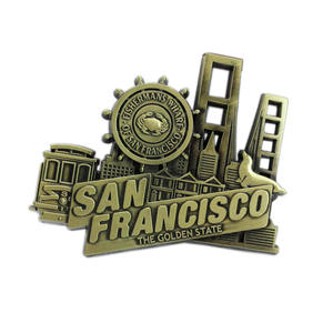 Autocollant de réfrigérateur en métal personnalisable, artisanat en métal, souvenir en métal, aimants de réfrigérateur personnalisés - Product Image 6