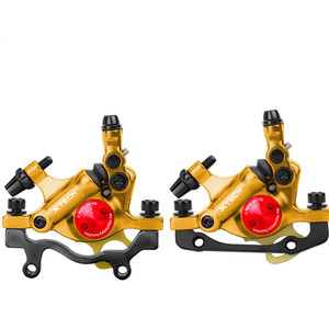 Calipers de Freio Hidráulico ZOOM XTECH HB100 para Bicicleta MTB, Freio Dianteiro e Traseiro em Preto, Vermelho, Dourado, Azul e Roxo - Product Image 4