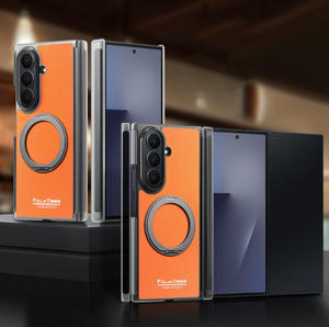 Funda Plegable con Soporte Giratorio Magnético y Ranuras para Tarjetas, de Cuero, para <span class=keywords><strong>Samsung</strong></span> Z Fold 7 - Product Image 6