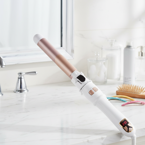 Fer à boucler sans fil professionnel rotatif en céramique électrique PTC portable à <span class=keywords><strong>petit</strong></span> diamètre pour cheveux fins - Product Image 3