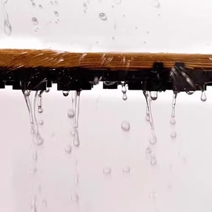 SHENGCHENG Interlocking Wooden Floor Tiles Carbonized Wood <b>Deck</b> Tiles Outdoor Patio Terrace Balcony Flooring - Product Image 4