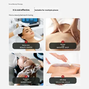 Luxurious Black <strong>White</strong> Adjustable Leg Beauty Massage <strong>Chair</strong> Foldable Tattoo Barber Bed <strong>Chair</strong> for Facial Therapy Eyelash Cheap - Product Image 5