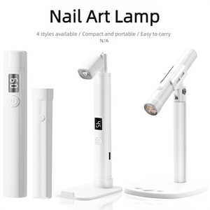 365Nm One Line Light UV Nail <b>Lamp</b> Portable Rechargeable <b>Mini</b> UV Light for Nail Gel Polish - Product Image 1