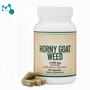 OEM/ODM Natural Herbal Suplemento Horny Goat Weed Epimedium Extract Cápsulas para Homens horny goat weed cápsulas com maca