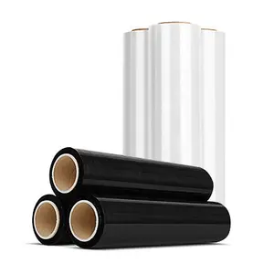 Oem Gouden Leverancier Stretch Film Roll China Verpakking Transparante Plastic Lldpe Verpakking Folie Premium Kwaliteit Stretch Film