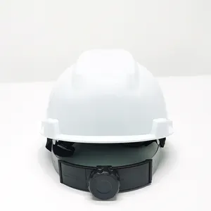 1 Piece Moq Parts White Durable Chin Strips Hdpe Material Road Safety Helmet-Head Work Helmet With Ear Protection