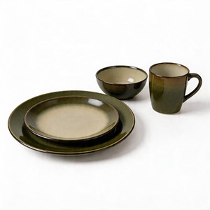 Juego de Vajilla de 16 Piezas de Alibaba-China, Platos, Tazas y Cuencos de Gres con Esmalte Brillante Reactivo, Artículos de Vajilla al por Mayor - Product Image 5