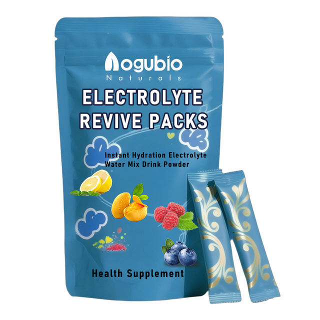 Factory Supply Private Label Instant Hydration Electrolyte Water Mix Sports Drink Powder Packets Hydration Powder