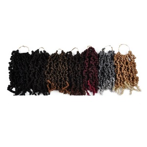 <span class=keywords><strong>Cheveux</strong></span> synthétiques à basse température pour tresses au crochet, torsades courtes, torsades pré-tressées, torsades Passion, tresses à trame unique, vente en gros - Product Image 1