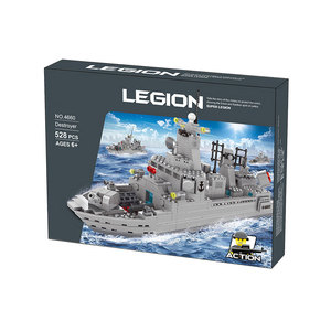 4660 Blocs de construction Wange, Navire de guerre à voile, Courbateur, Jouets éducatifs à petites particules - Product Image 4