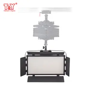 Film lighting LED panel remote controla pantograph light with diffuser