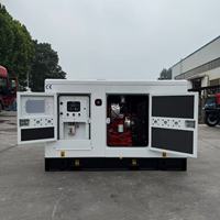 Générateur à gaz silencieux à châssis ouvert Cummins 30 kW 38 kVA avec système de refroidissement par eau, démarrage à distance automatique, chargeur de batterie, ATS, 50 Hz, pour la construction