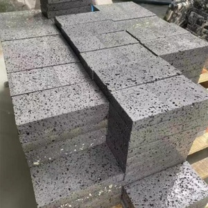 Ladrillos de Roca Volcánica Natural, Losas de Revestimiento para Caminos Peatonales Exteriores, Áreas Escénicas, Pavimentación de Carreteras, Pulidos/Desgastados - Product Image 4