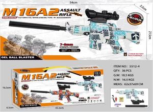 Pistolet à gel électrique King Arms M16A2 150-200fps, jouet à piles pour garçons de 14 ans et plus - Product Image 3