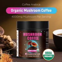 Café instantané au Ganoderma Arabica de marque privée Chinaherb, certifié GMP, de haute qualité, sain et énergétique