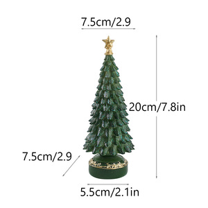 Mini Christmas <b>Tree</b> New Product Small Christmas <b>Tree</b> Desktop Ornament Home Decor Resin Crafts Christmas Decoration From China - Product Image 6