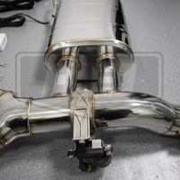 Sistema de Escape Catback con Válvula Electrónica y Control Remoto de Acero Inoxidable Pulido para MINI F55 F56 2.0T Cooper