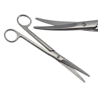Gunting Operasi Mayo Berkualitas Tinggi 5 1/2" Baja Tahan Karat Manual Power CE Approved Blunt/Blunt Curved Set Instrumen Odontomed