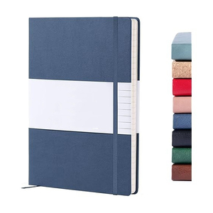 Notizbuch Benutzer definiertes Logo Werbeartikel A5 Gepunktete Tagebücher Notizbuch Leder Hardcover-Notizbuch - Product Image 2