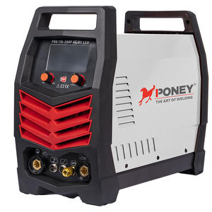AC/DC TIG 200V LCD 화면 펄스 HF AC 밸런스 9개 메모리 고주파 인버터 IGBT 디지털 제어 용접기 - Product Image 3