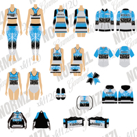 Ensemble d'échauffement personnalisé scintillant pour filles : sweat à capuche de cheerleading avec nœud et pompon assortis, vêtements de sport sublimés pour studio de danse
