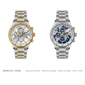 นาฬิกาควอตซ์ของผู้ชายสไตล์ธุรกิจ OEM นาฬิกาควอทซ์กันน้ำออกแบบได้เองใส่ในชีวิตประจำวันขายส่งจากโรงงานเหล็กตัวเรือนเหล็กคุณภาพสูง - Product Image 3