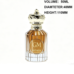 Nouvelles Bouteilles <span class=keywords><strong>de</strong></span> <span class=keywords><strong>Parfum</strong></span> Rondes Vintage <span class=keywords><strong>de</strong></span> 50 ml, Jolies et Populaires, avec Boîte et Bouchon Couronne - Product Image 4