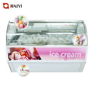 Display Koelkast Lage Temperatuur Lucht Coolingl Ijs Squiresh Vitrine Ijs Display Toonbanken - Product Image 1