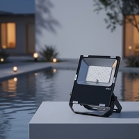 Projecteur LED extérieur SMD IP66 à faisceau réglable 120°, 150 Watts, avec boîtier en aluminium noir
