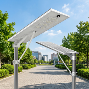 150W 80W 100W 120W IP66 Monocrystalline Silicon Solar <b>LED</b> Street <b>Light</b> System Remote Control Battery for Outdoor Parking - Product Image 1