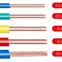 Câble unipolaire 1,5 2,5 mm en cuivre pur avec isolation PVC, câble de mise à la terre, types de fils et câbles électriques, fabriqué en Chine