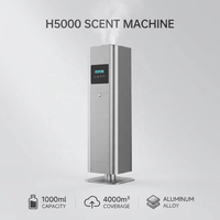 Diffuseur de parfum commercial sur pied avec ventilateur puissant pour une couverture de grande surface de 4000 m3