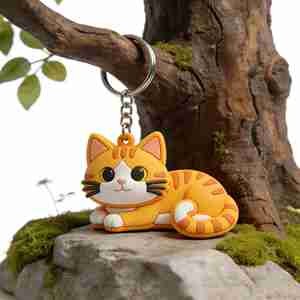 سلسلة مفاتيح مخصصة ثنائية الأبعاد من البي في سي الناعم، حلقة مفاتيح بشعار مطاطي ناعم، سلسلة مفاتيح سيليكون، حلقة مفاتيح مطاطية مخصصة ثلاثية الأبعاد - Product Image 4