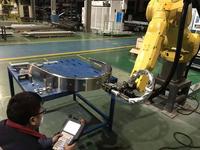 Bras de robot industriel de découpe CNC laser à haute actitude