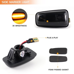 Nouveaux clignotants latéraux à LED ambre FetonAuto pour <span class=keywords><strong>Peugeot</strong></span> 306/406/Partner Citroën Berlingo/Jumpy 12V Dynamique 1 - Product Image 2