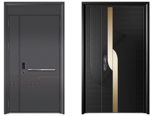 Tùy chỉnh hiện đại đúc nhôm pivot cửa chống trộm & Chống trộm tính năng cho phía trước nhập cảnh & bên ngoài nhà an ninh - Product Image 3