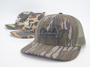 Casquette Trucker en Maille Camouflage Vintage Personnalisée de Haute Qualité pour Hommes, Broderie 3D, 6 Panneaux, Casquettes Snapback pour la Pêche et la Randonnée - Product Image 3
