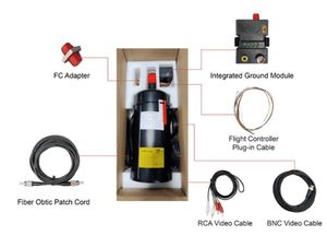 Système de bobine de fibre optique pour <span class=keywords><strong>drone</strong></span> FPV ultra-léger G.657.A2 monomode pour communication et contrôle optiques en ligne - Product Image 4