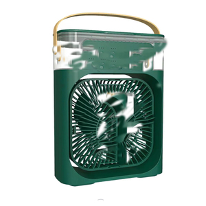 Mini ventilateur de climatisation électrique de ventilateur refroidi par <span class=keywords><strong>air</strong></span> d'<span class=keywords><strong>eau</strong></span> <span class=keywords><strong>portatif</strong></span> avec la veilleuse menée pour l'usage de bureau - Product Image 1