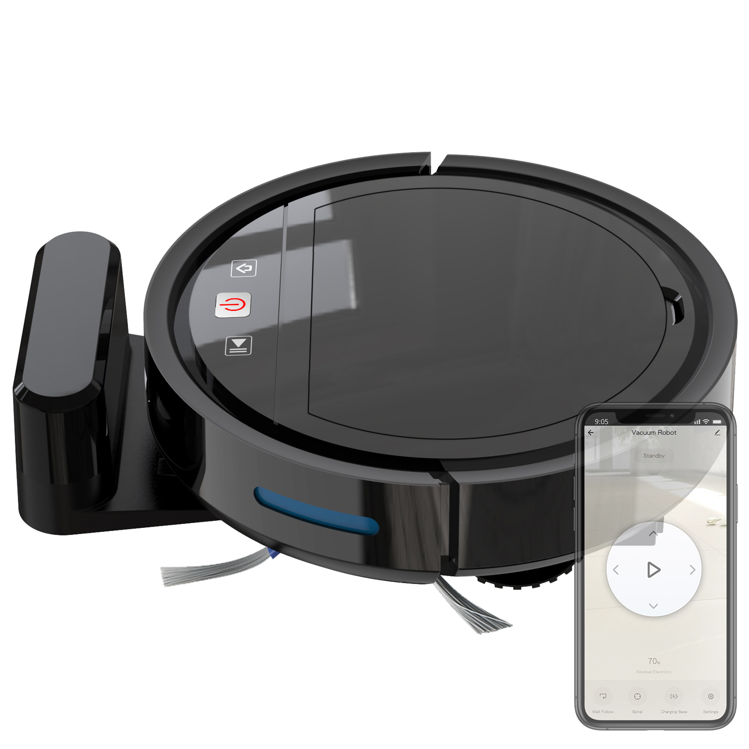 Auto Charge Tuya Smart Robot Vacuum Cleaner - Efficient Cleaning