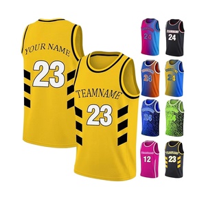 Maglia da Basket Unisex Personalizzata Fanshi con Logo, Taglia USA, Nome e Numero Cuciti, Stampa a Sublimazione, Traspirante con Fori in Rete - Product Image 1