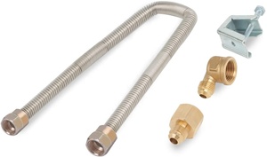 Kit de Quemador en H para Fogatas y Chimeneas de 18 x 6 Pulgadas, Quemador de Acero Inoxidable Serie 304 para <span class=keywords><strong>Propano</strong></span> y <span class=keywords><strong>Gas</strong></span> <span class=keywords><strong>Natural</strong></span> - Product Image 4