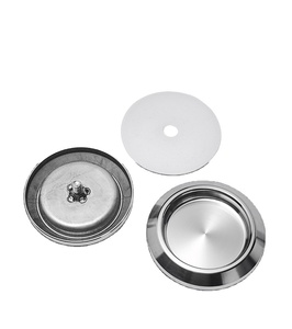 Stainless Steel <b>Glass</b> <b>Door</b> Handle-Invisible Single Hole Concealed Pull Design for Bathroom Kitchen Bedroom Sliding <b>Doors</b> Modern - Product Image 1