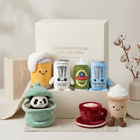 OEM ODM Personnalisé : Jouet en peluche en forme de tasse, Poupée en peluche Panda Peek Cup mignonne, Animal en peluche, Décoration, Cadeau mascotte promotionnel de marque