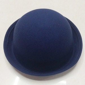 Topi Pantai Musim Panas Anak, Topi Bulat, Pelindung Matahari, Topi Bowler, Warna Solid, Pinggiran Lipat, Topi Bucket Wol Felt, Hadiah Promosi - Product Image 1