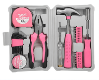 Boîte à outils universelle pour la maison, ensemble d'outils manuels, boîte à outils de quincaillerie, kit d'outils de réparation quotidienne multifonctionnel pour la maison