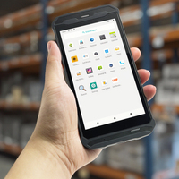 Etiquetas para Orejas de Animales, PDA Resistente a Prueba de Explosiones IP67 de 5.5 Pulgadas, Lector RFID de 134.2Khz y 125Khz, Escáner de Códigos de Barras NFC Android 13.0
