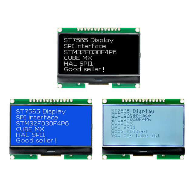 LCD12864 12864-06D, 12864, LCD module, COG, with Chinese font, dot matrix screen, SPI interface