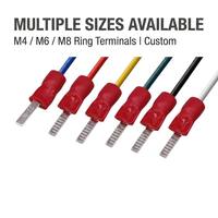 Embout de câblage personnalisé en PVC étamé pour machines électroniques : cosses à sertir, anneaux, fourches, broches, connecteurs de raccordement, embouts de câblage souples, manchons de raccordement